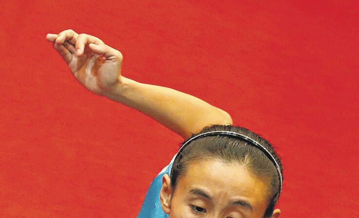Liu Jia gewann ihr Auftaktspiel, verlor aber gegen Xiaona Shan. Foto: Plohe
