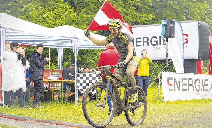 Auch eine Spur Patriotismus darf beim Granitmarathon sein. Foto: SK Kleinzell