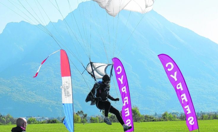Punktgenaue Landungen legte Irene Hochrieser (Askö Linz) beim Dolomitencup hin. Foto: Askö