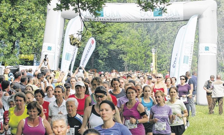 Zum bereits 18. Mal sind die Frauen laufend unterwegs. Foto: Klaus Mitterhauser