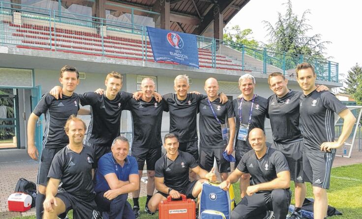 Diese Herren mach den Schiedsrichtern in Frankreich Beine. Fotos: Lukas Leitner