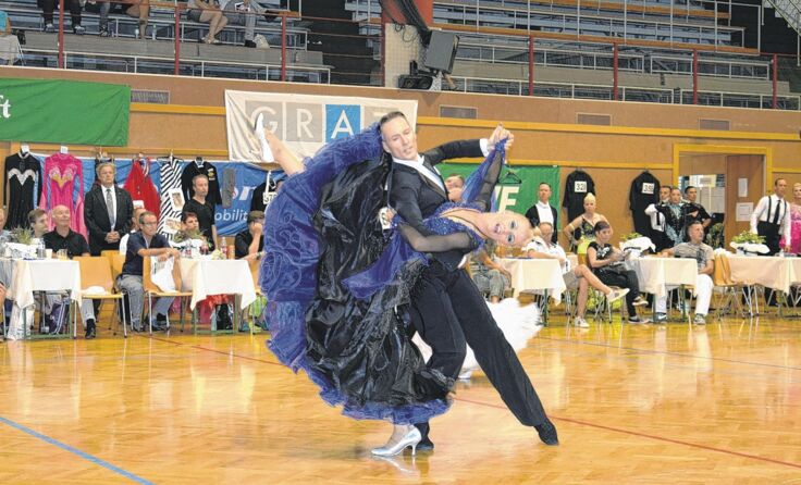 Ronald und Sabine Pux tanzten in Graz. Foto: UTSC