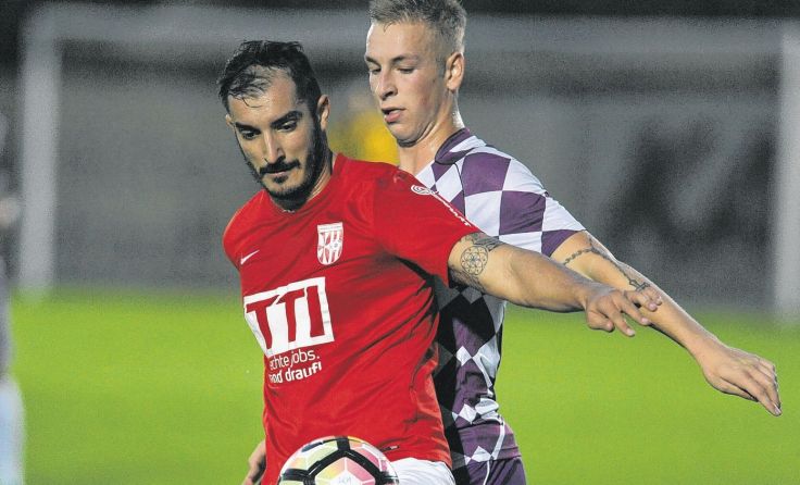 Rexhe Bytyci vergab kurz vor Schluss den Matchball für St. Florian. Foto: Meier
