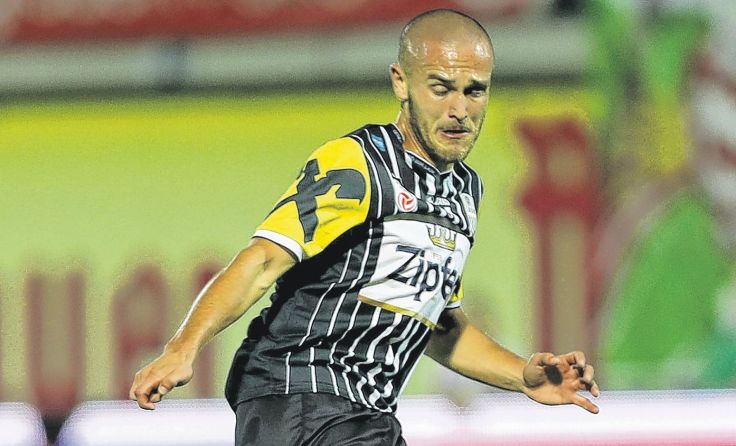 Lukas Grgic hämmerte den Ball zur Entscheidung ins KSV-Gehäuse. Foto: GEPA
