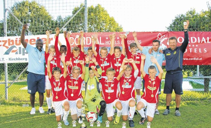 Mit dem Turniersieg den Einzug in die Endrunde schaffte die U13 der GAK Juniors. Foto: SU