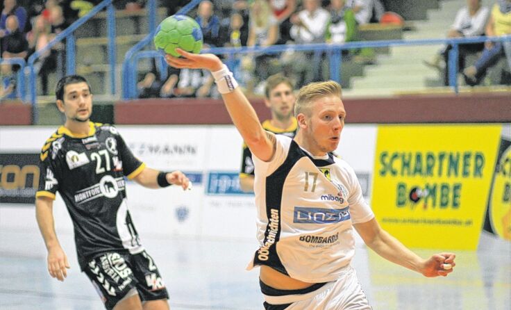 15 Tore in zwei Partien erzielte Dominik Ascherbauer (r.). Foto: Wolfgang Pichler