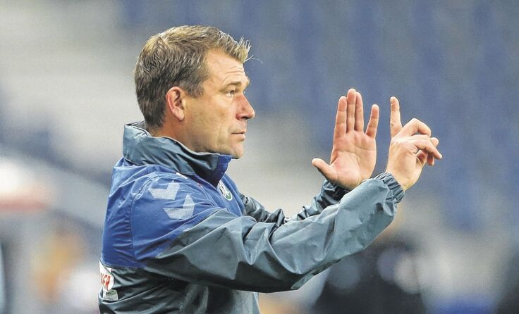 Auf ein baldiges Erfolgserlebnis hofft Trainer Christian Benbennek. Foto: GEPA