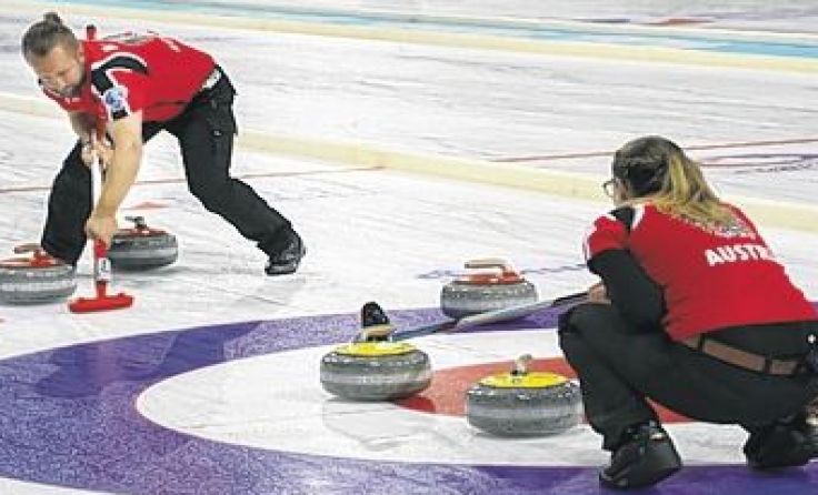 Olympisch ist Curling seit den Spielen 1998 in Nagano/Japan. Foto: Foto: WCF/Richard Gray