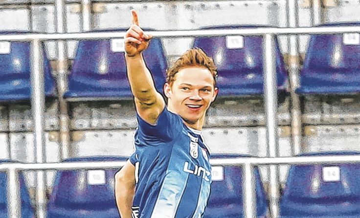 Den blau-weißen Trefferreigen eröffnete Stürmer Jakob Kreuzer. Foto: GEPA