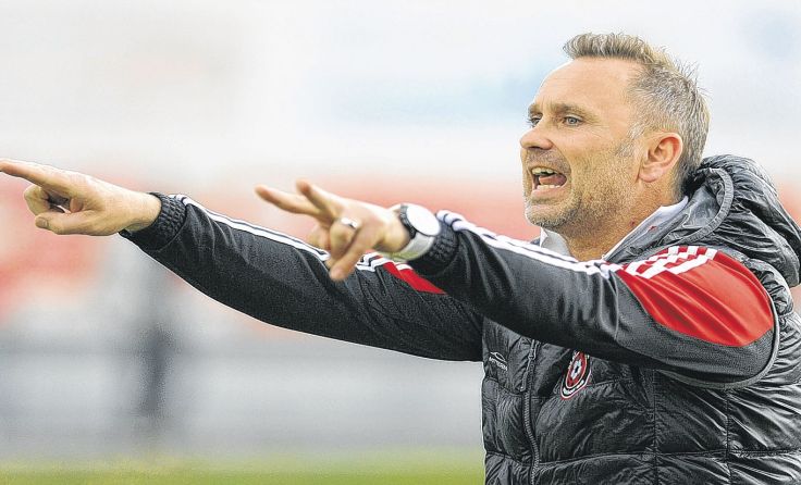 SKM-Trainer Gerhard Lindinger weiß genau, wohin die Reise gehen soll. Foto: Meier
