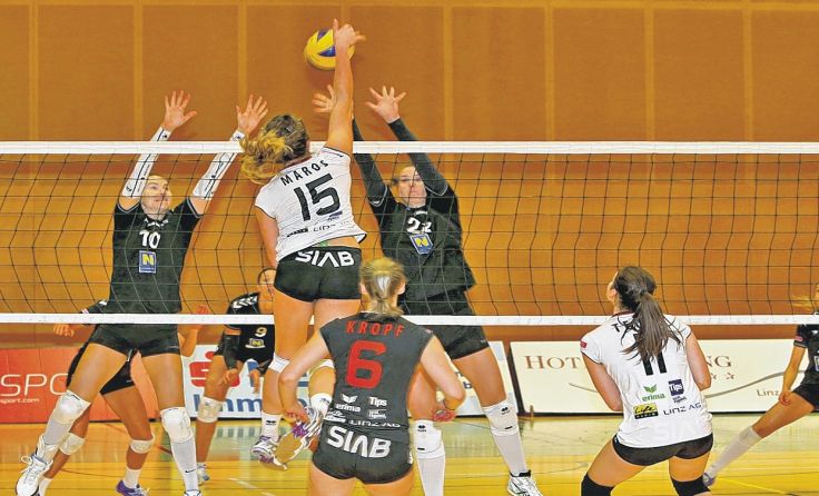 Nikolina Maros und ihre Kolleginnen verloren auch das zweite Finalspiel. Foto: Plohe