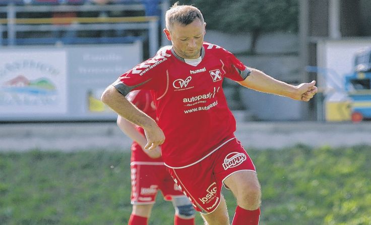 Andreas Aumüller verlor mit Neustift/Oberkappel gegen Aigen-Schlägl. Foto: Pirkes