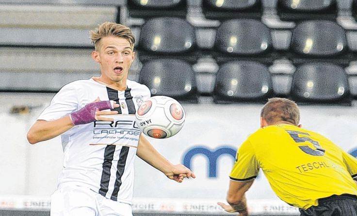Jungprofi Marko Raguz erzielte den Siegestreffer für die LASK Juniors OÖ. Foto: Meier