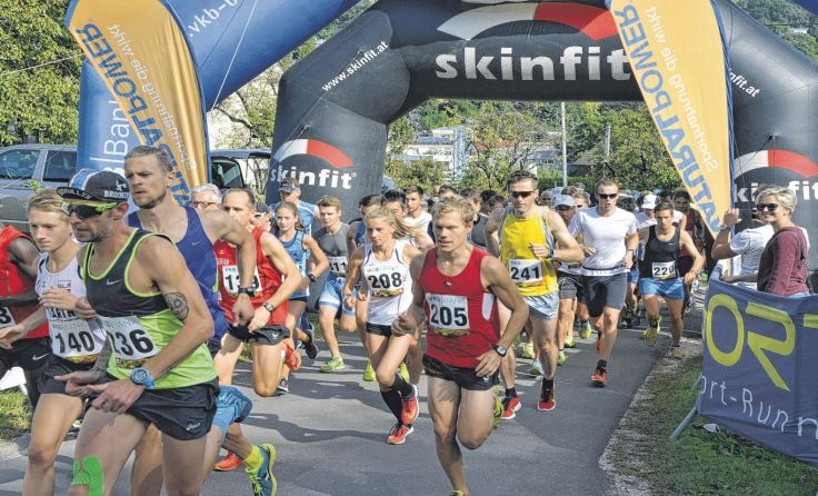 Läufer und Mountainbiker bewegen sich am 23. September auf die GIS. Foto: LTU