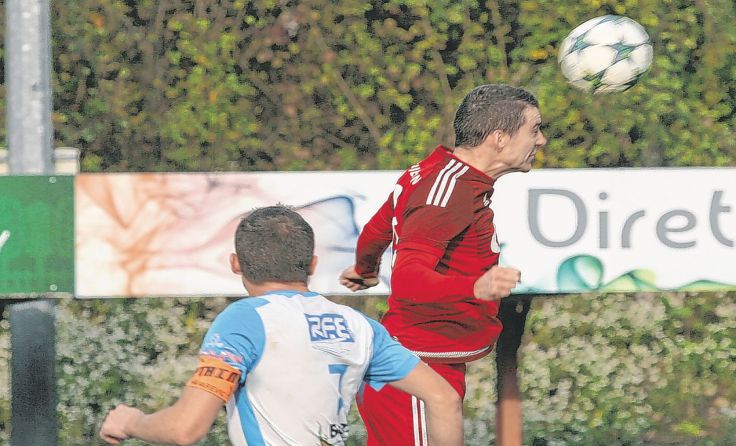 Der SK Schärding (r. Michael Fichtinger) verlor gegen Schwanenstadt. Foto: Pirkes