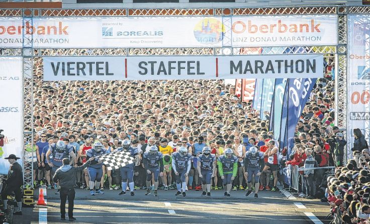 Rund 20.000 Aktive bewegen sich am 15. April durch Linz. Foto: Klaus Mitterhauser