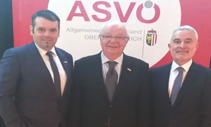 Peter Reichl, Herbert Offenberger und Thomas Haderer (v. r.) Foto: ASVÖ/Siegfried Bauer