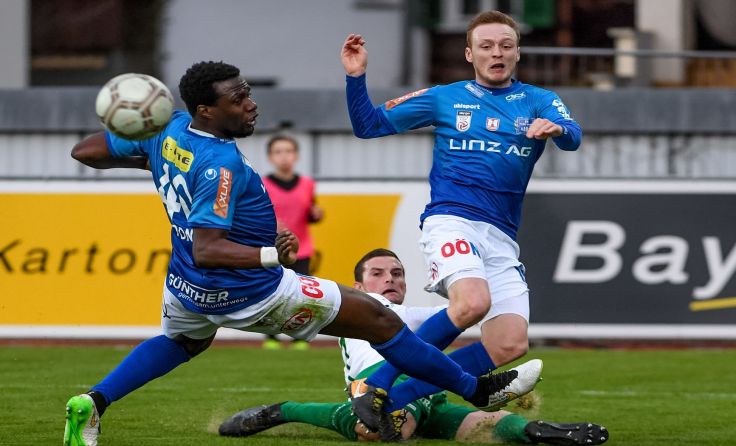 Der FC Blau-Weiß Linz zog im „Ländle“ mit 0:1 den Kürzeren. Foto: GEPA