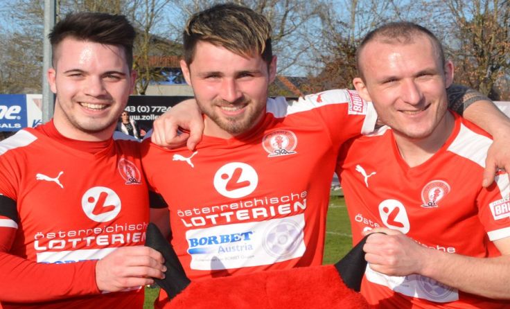 Diese drei Herren ließen Altheim beim 3:0 gegen Esternberg jubeln. Foto: Vorich