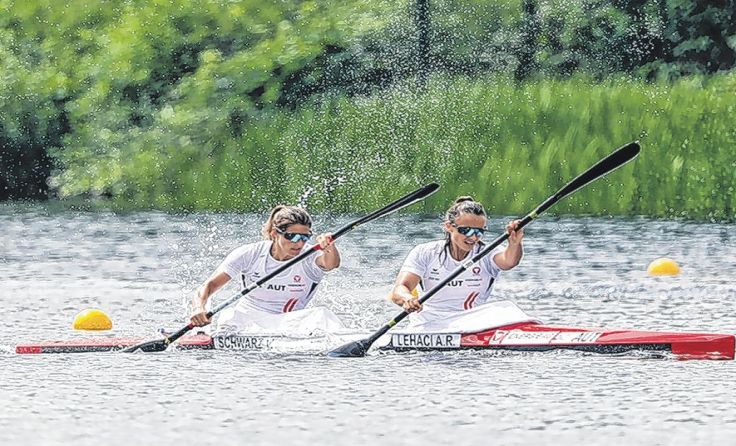 Zwei Finalauftritte: Viktoria Schwarz (l.) und Ana Roxana Lehaci Foto: Dezso Vekassy