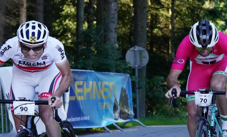 Von ihrer besten Seite zeigten sich die Radsportler in St. Johann/W. Foto: SSU