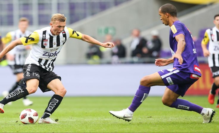 LASK-Offensivgeist Thomas Goiginger setzte den 3:0-Schlusspunkt. Foto: GEPA