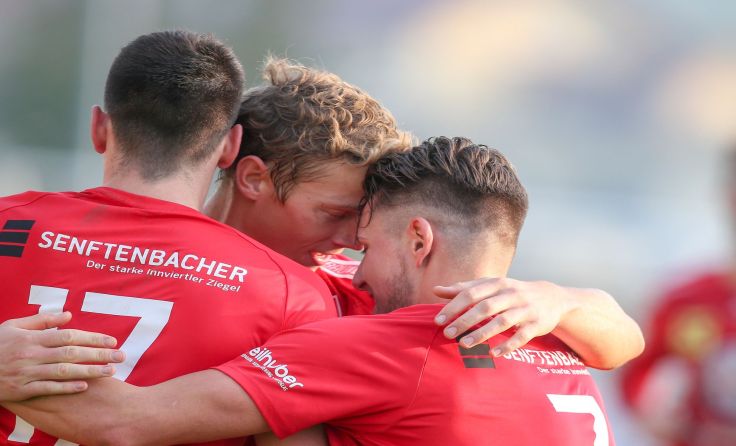 Drei Volltreffer bejubelten Sportunion Gurtens Regionalliga-Kicker. Foto: Furtner