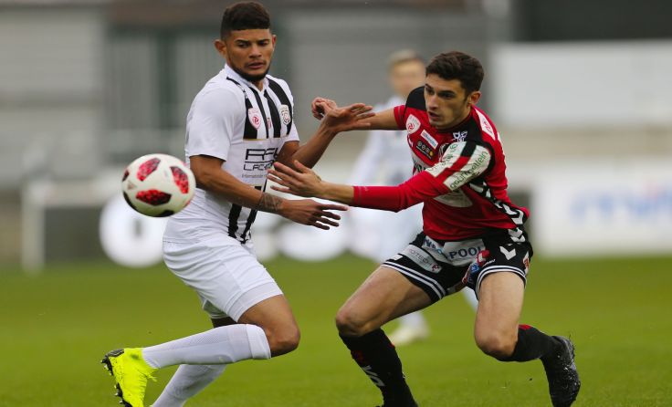 Die SV Guntamatic Ried (r.) siegte in der TGW Arena Pasching 1:0. Foto: GEPA