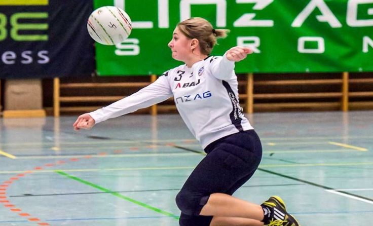 Nur Drittletzter ist Sabrina Brandstetter mit FBC Linz Urfahr. Fotos: Wolfgang Benedik