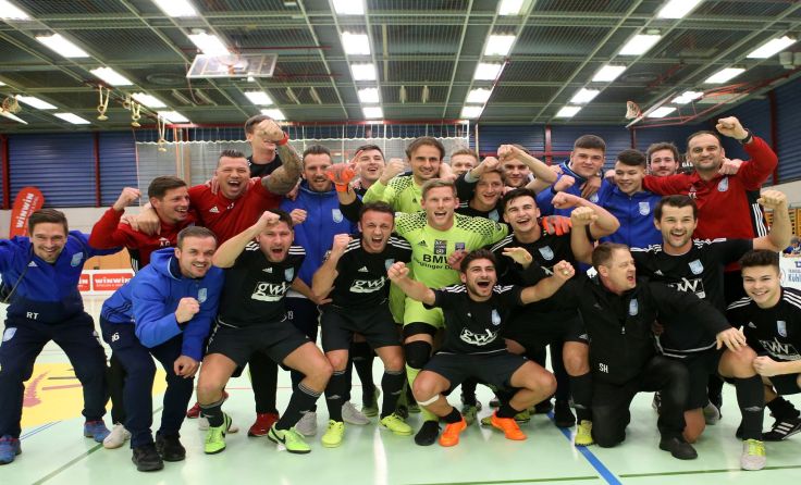 Neuerlich einen famosen Hallencup spielte der große Sieger Edelweiß. Fotos: Lui