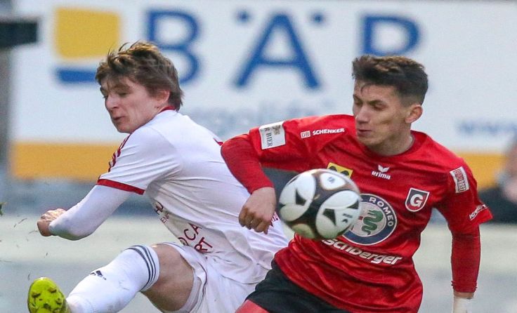 Belmin Cirkic (re.) ging mit Gurten gegen Bad Gleichenberg unter. Foto: Furtner