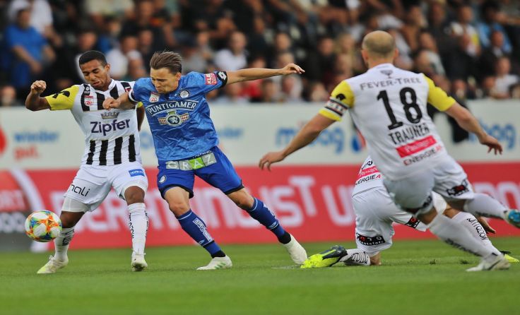 Der LASK verlor das Heimspiel gegen Sturm Graz.