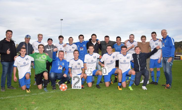 Am zehnten Spieltag erzielte Nebelbergs David Pfoser seinen 250. Treffer. Foto: SU