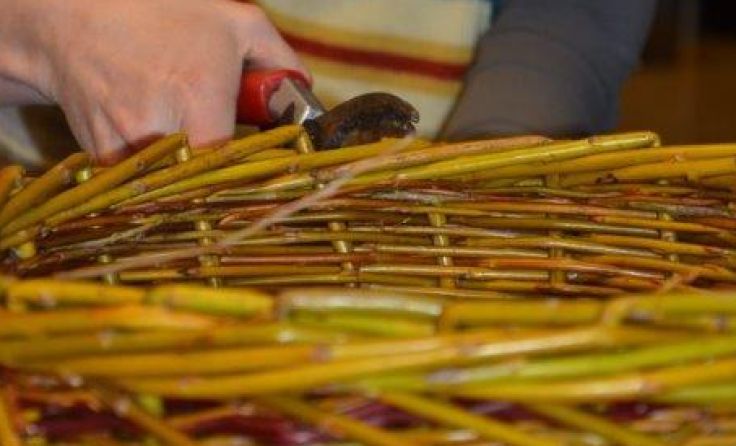 Geflochtene Körbe nach alter Tradition.