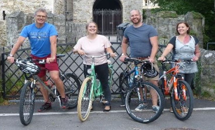 V. l.: Erich Leonhartsberger, Katharina Bauer, Armin Bahr und Gabi Weber