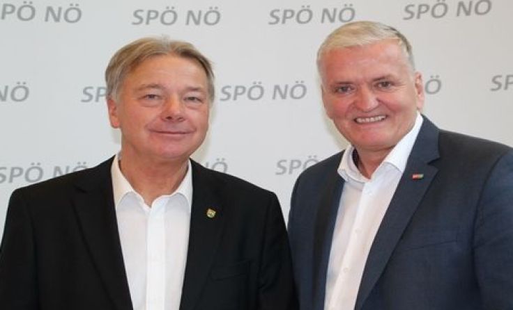 Klubobmann LAbg. Alfredo Rosenmaier (li.) und Landesrat Franz Schnabl (re.)