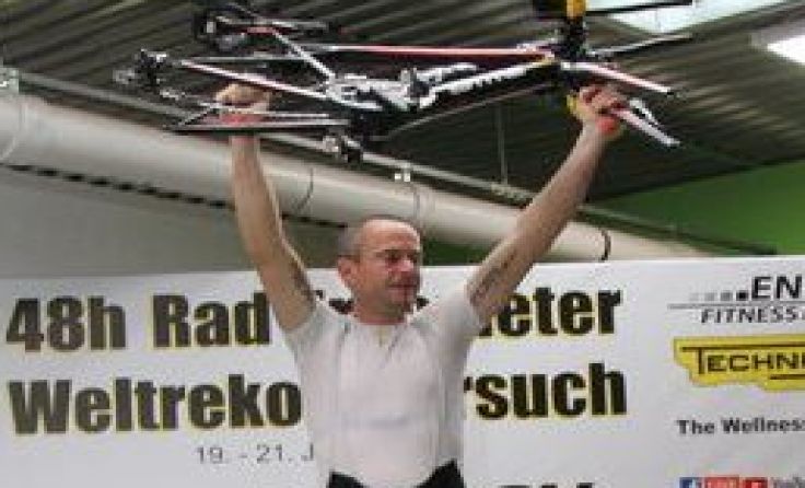 Hoch das Rad, es ist geschafft!