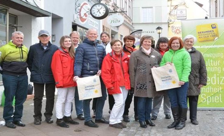 Am 14. April präsentiert sich die „Gesunde Gemeinde“ am Hohen Markt. 