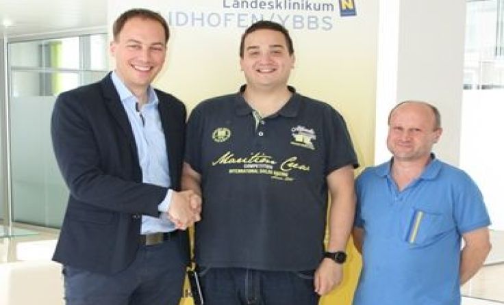 Foto (v. l.): Martin Kaiser, Ernst Durst, Anton Holzer