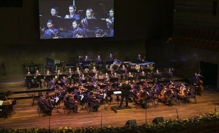 Das Jugendorchester des Wesley Collage aus Melbourne/Australien