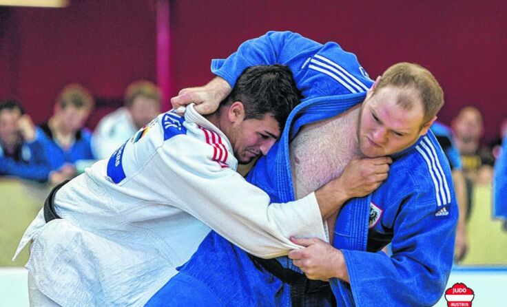 Daniel Allerstorfer holte den Titel in der Klasse über 100 Kilo. (c) Roland Ferenci