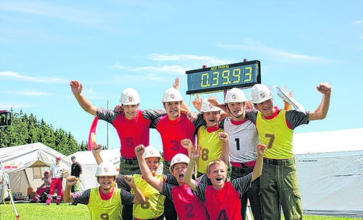 Als einzige Jugendgruppe blieb St. Martin in Bronze unter der 40-Sekunden-Marke. 