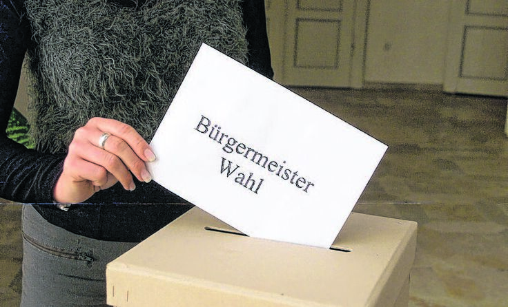 20 der 40 Gemeinden im Bezirk haben nur einen Bürgermeisterkandidaten. (c) Wodicka