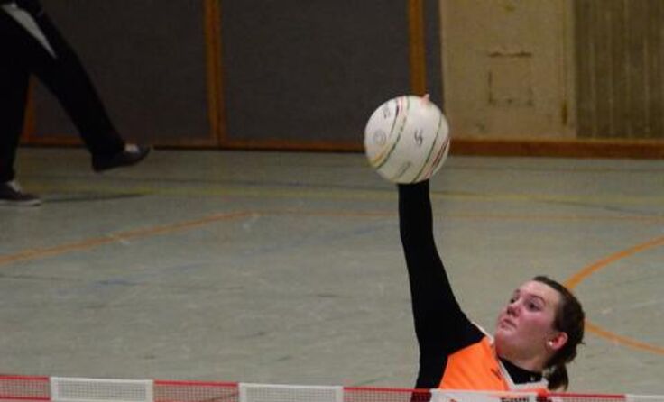 Katharina Gahleitner beim Angriff. (c) Manfred Lindorfer
