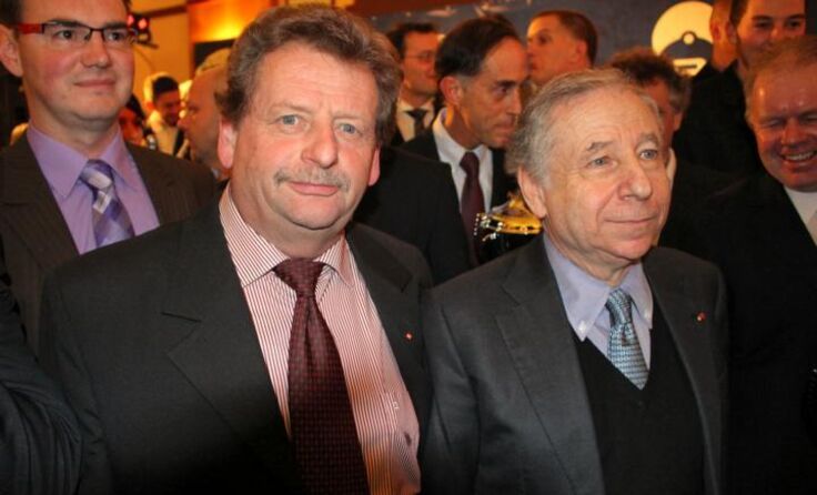 Alois Höller (l.) und Jean Todt