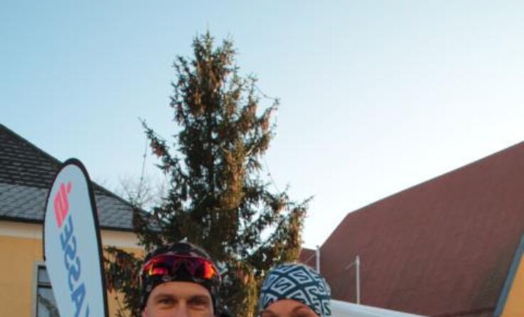 Glückliche Sieger: Markus Rothberger und Sandra Koblmüller. (c) Lukas Starmayr