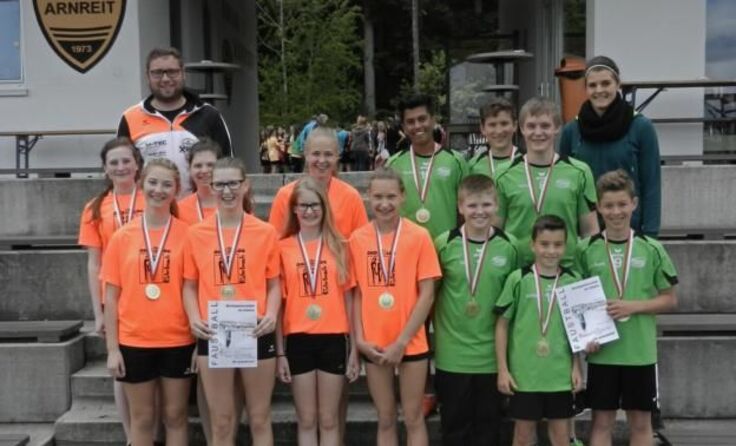 Insgesamt neun Teams waren bei den Schulmeisterschaften vertreten.
