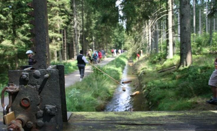 Das Schwemmen von Holz war ein großer Wirtschaftsfaktor im Böhmerwald. &copy; TVB Böhmerwald