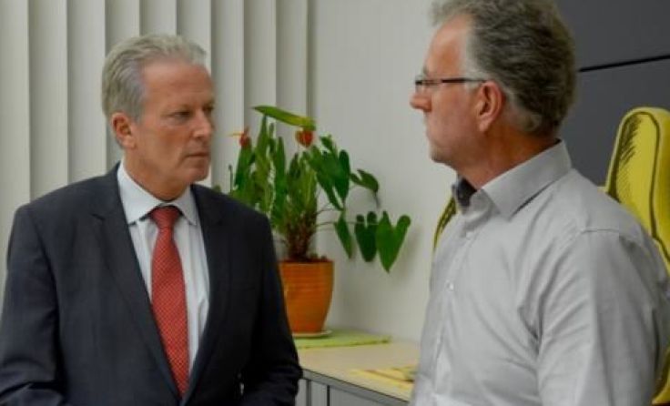 Reinhold Mitterlehner (l.) und Manfred Patrasso.