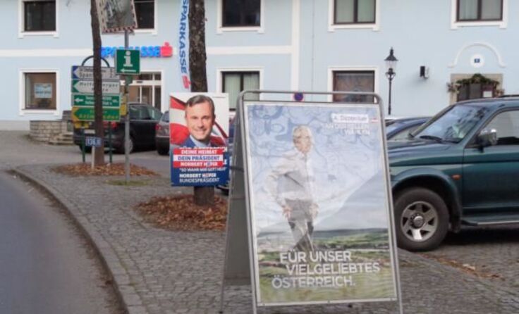Auch in der Gemeinde Helfenberg konnte Alexander Van der Bellen punkten. &copy; Hartl